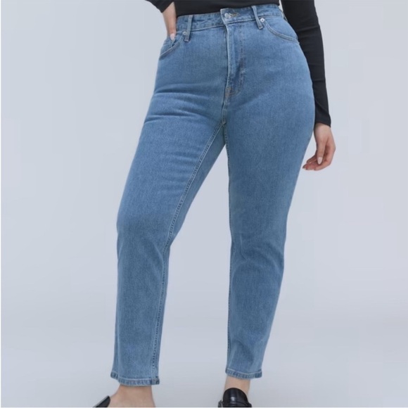 Everlane The Curvy Cheeky Straight Leg Jean 32 Crop NWT - Picture 1 of 17